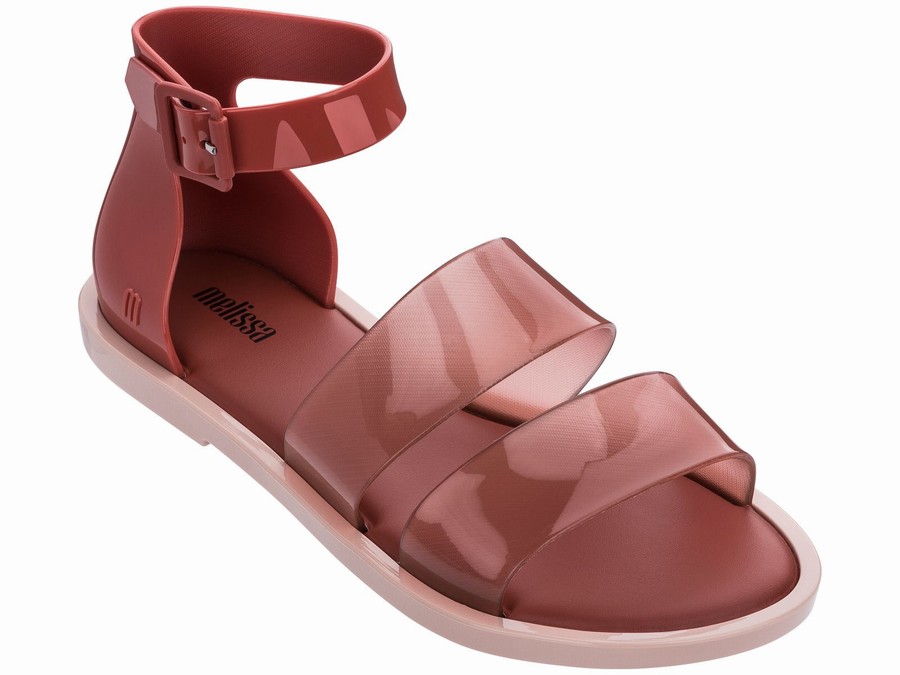 Sandalias Melissa Model Trans Mujer - Rojas Oscuro - Argentina GXL-804951